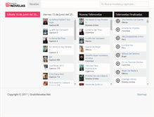 Tablet Screenshot of gratisnovelas.net